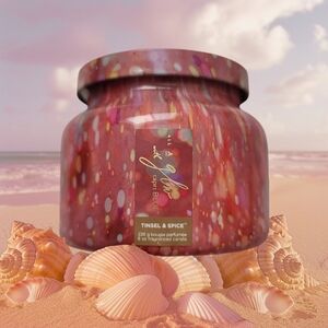 Anthropologie Capri Blue All A Glow Petite Glass Jar Candle.